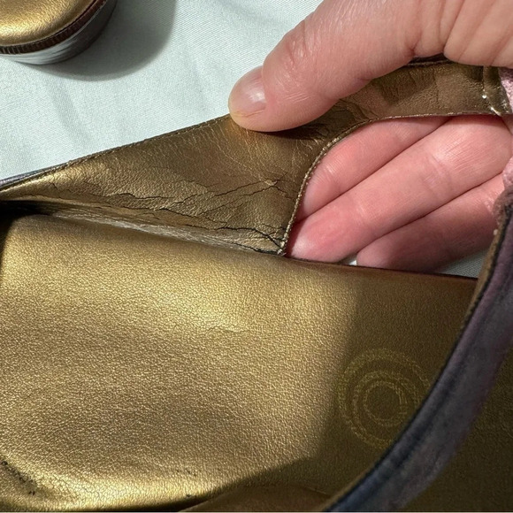 Icon Hand Painted Slingback Open Toe Sandals 6M - Picture 6 of 14